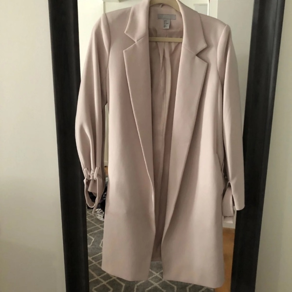 White duster jacket